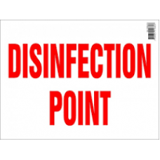 Disinfection Point Sign