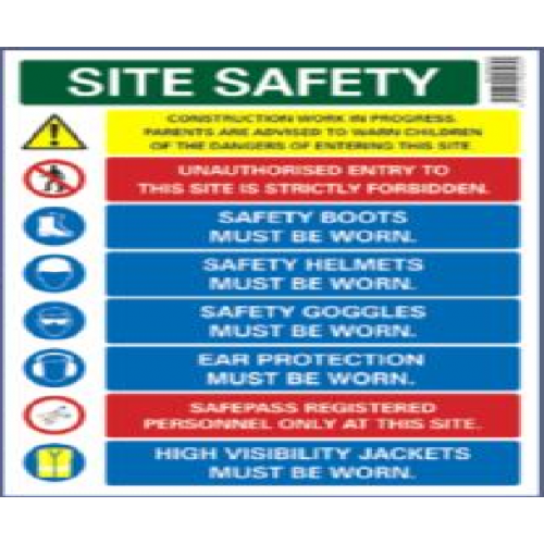 Site Safety Sign