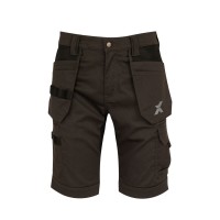 Xpert Pro Stretch+ Holster Pocket Work Shorts Grey/Black