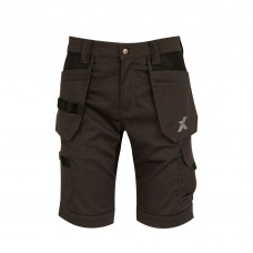 Xpert Pro Stretch+ Holster Pocket Work Shorts Grey/Black